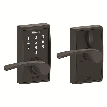 Schlage FE695CEN-MER Century with Merano Lever Keyless Touch Lever Lock