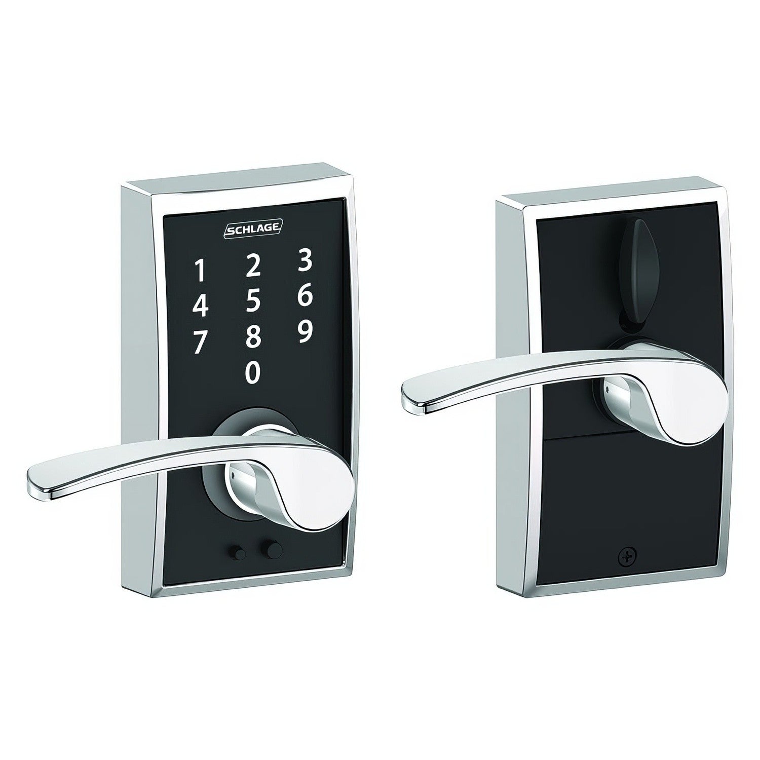 Schlage FE695CEN-MER Century with Merano Lever Keyless Touch Lever Lock