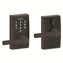 Schlage FE695CEN-BRW Century with Broadway Lever Keyless Touch Lever Lock