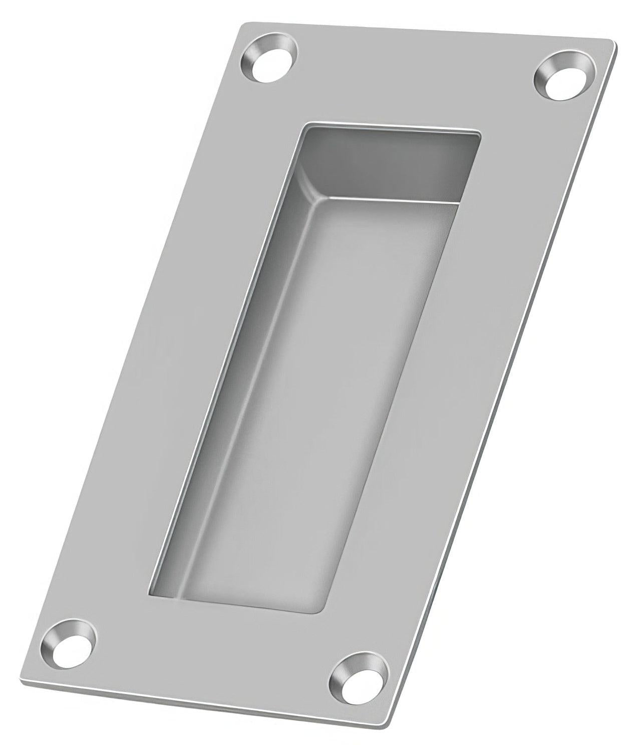 Deltana FP155U32D 4" x 2" Rectangular Flush Pull