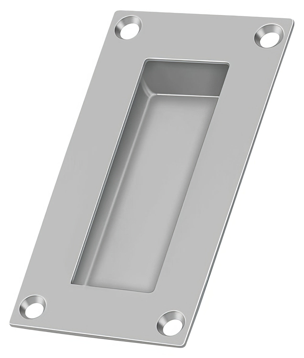 Deltana FP155U32D 4" x 2" Rectangular Flush Pull