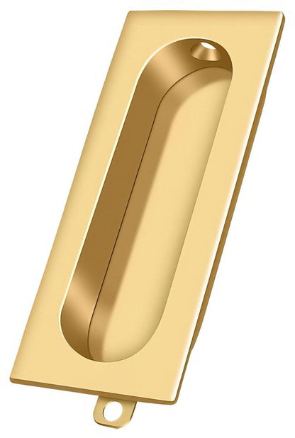 Deltana FP222 3-1/8" x 1-5/16" Rectangle Flush Pulls