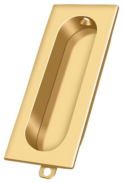 Deltana FP222 3-1/8" x 1-5/16" Rectangle Flush Pulls.