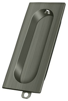 Deltana FP222 3-1/8" x 1-5/16" Rectangle Flush Pulls.