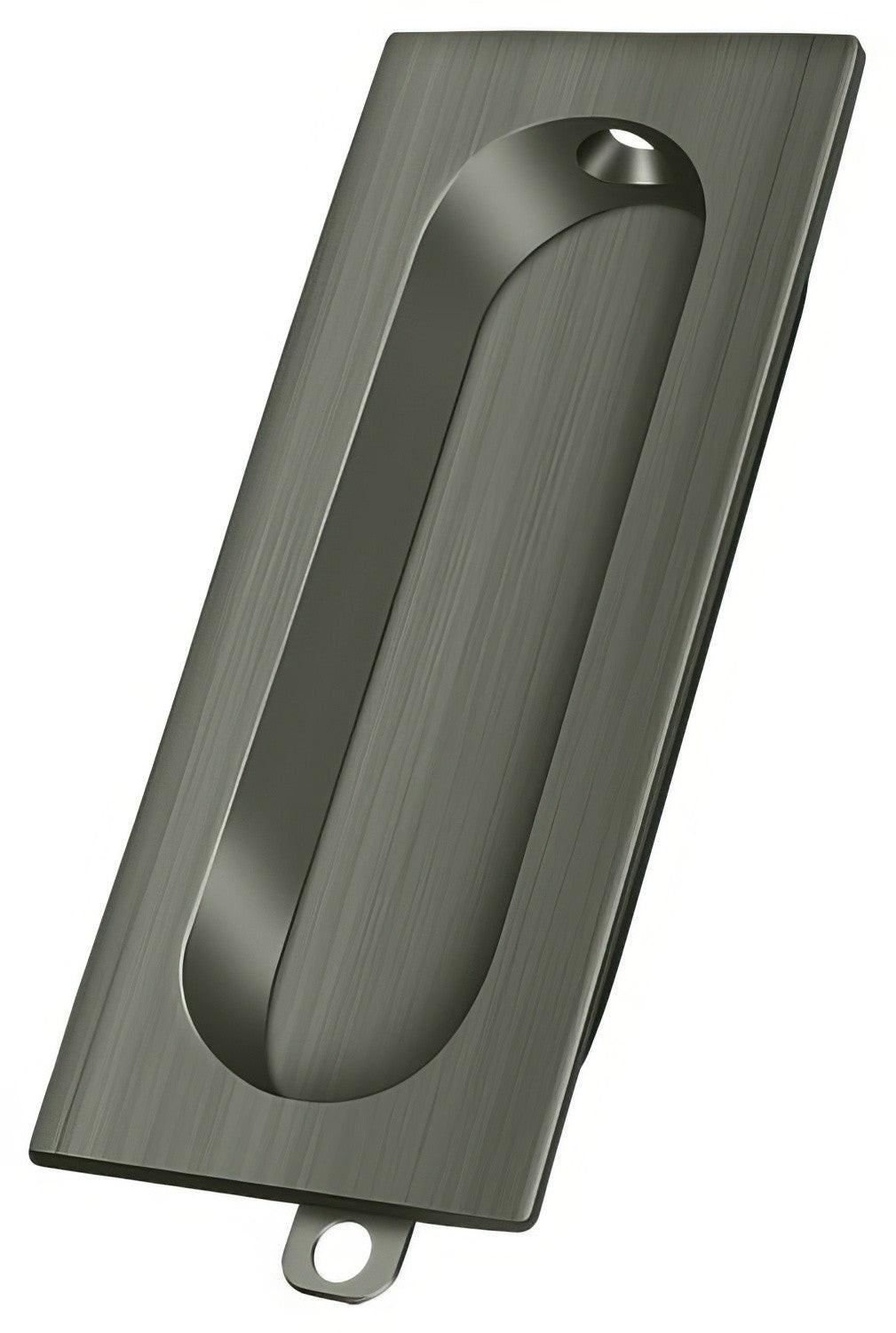 Deltana FP222 3-1/8" x 1-5/16" Rectangle Flush Pulls