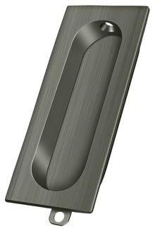 Deltana FP222 3-1/8" x 1-5/16" Rectangle Flush Pulls
