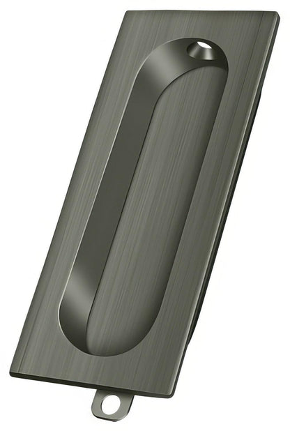 Deltana FP222 3-1/8" x 1-5/16" Rectangle Flush Pulls