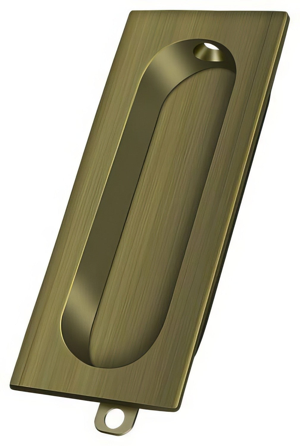 Deltana FP222 3-1/8" x 1-5/16" Rectangle Flush Pulls.