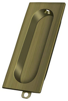 Deltana FP222 3-1/8" x 1-5/16" Rectangle Flush Pulls.