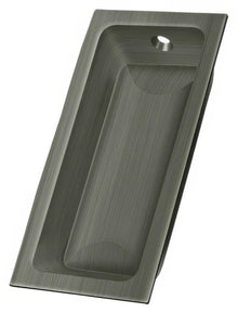 Deltana FP227 3-5/8" x 1-3/4" Solid Brass Large Flush Pull