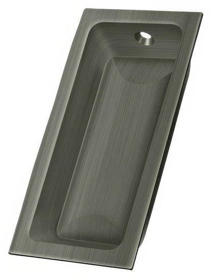 Deltana FP227 3-5/8" x 1-3/4" Solid Brass Large Flush Pull