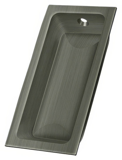 Deltana FP227 3-5/8" x 1-3/4" Solid Brass Large Flush Pull
