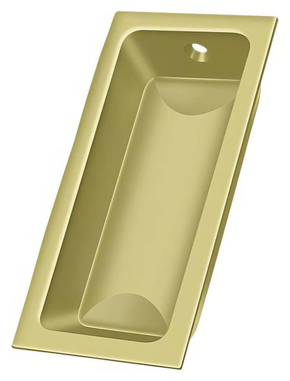 Deltana FP227 3-5/8" x 1-3/4" Solid Brass Large Flush Pull