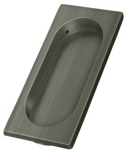 Deltana FP4134 3-7/8" x 1-5/8" Large Rectangle Flush Pull
