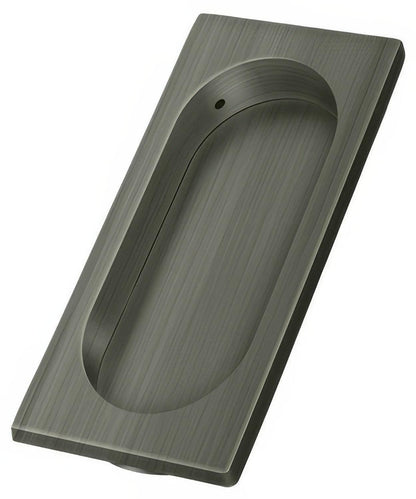Deltana FP4134 3-7/8" x 1-5/8" Large Rectangle Flush Pull