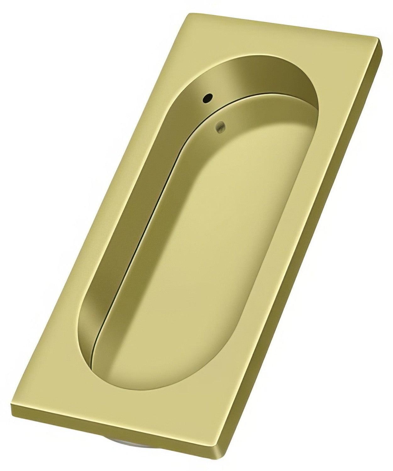 Deltana FP4134 3-7/8" x 1-5/8" Large Rectangle Flush Pull
