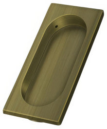 Deltana FP4134 3-7/8" x 1-5/8" Large Rectangle Flush Pull