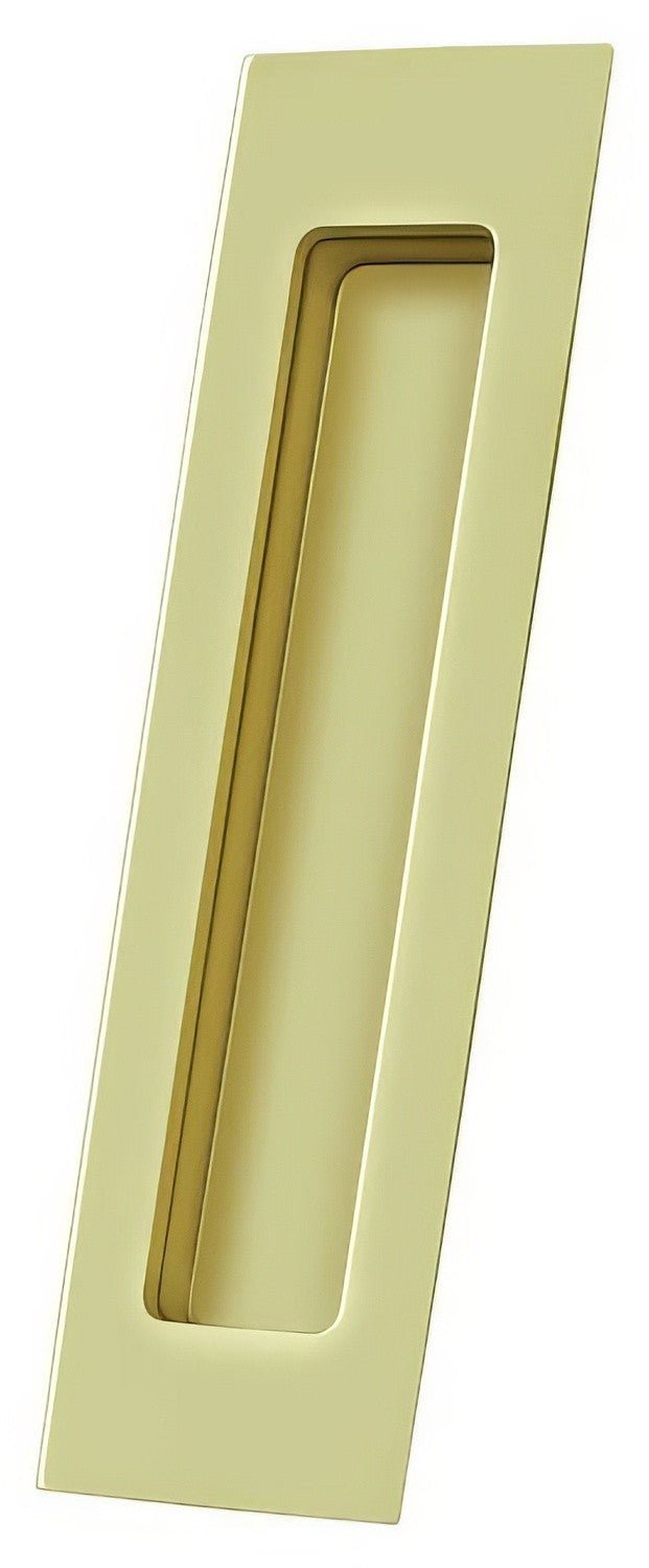 Deltana FP7178 Solid Brass 7" Rectangular Flush Pull