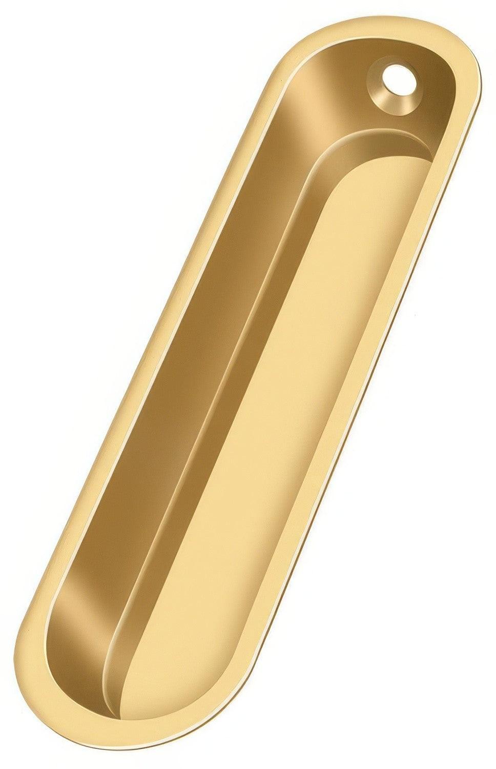Deltana FP828 4" x 1" Oblong Flush Pull