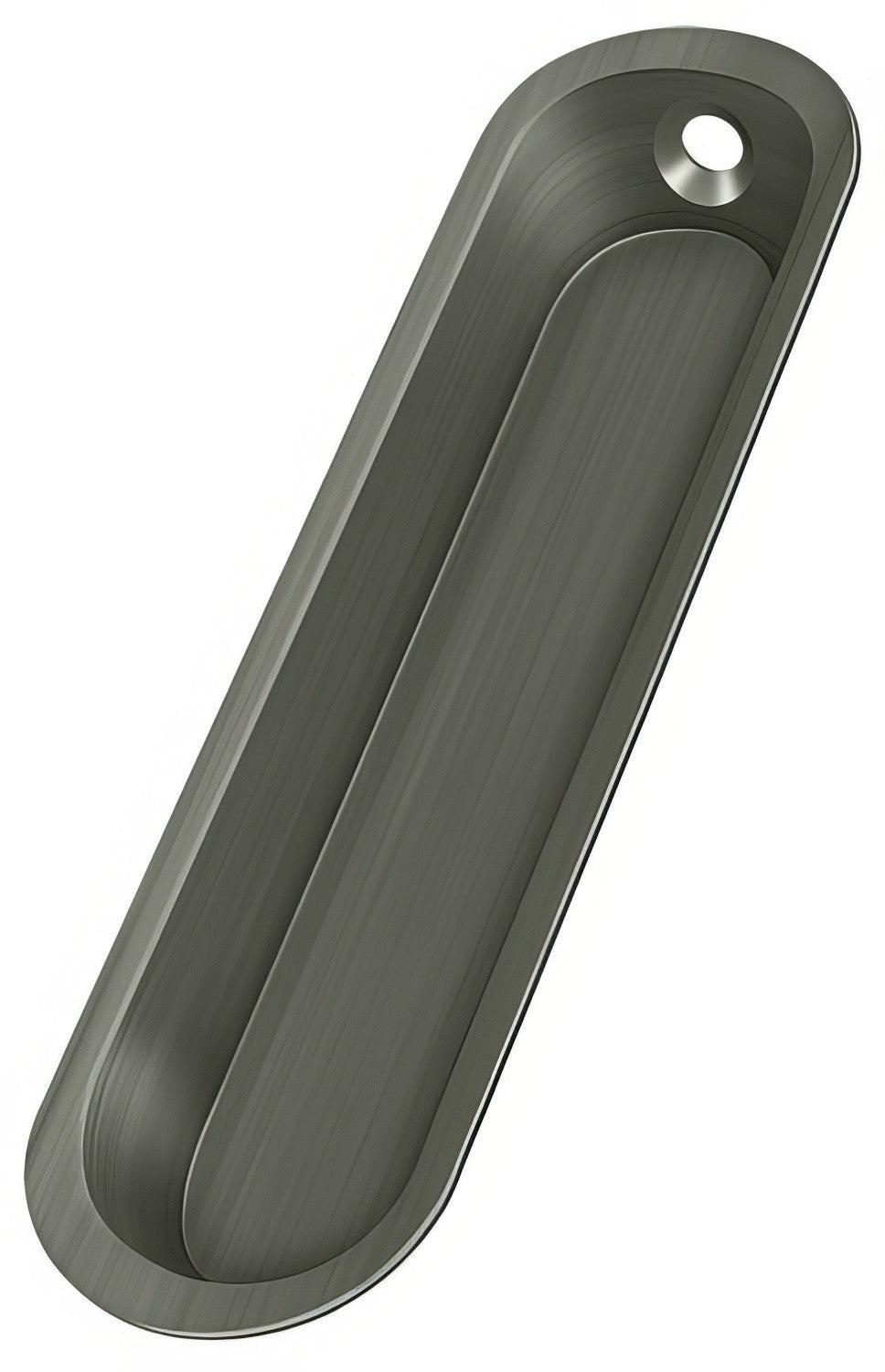 Deltana FP828 4" x 1" Oblong Flush Pull