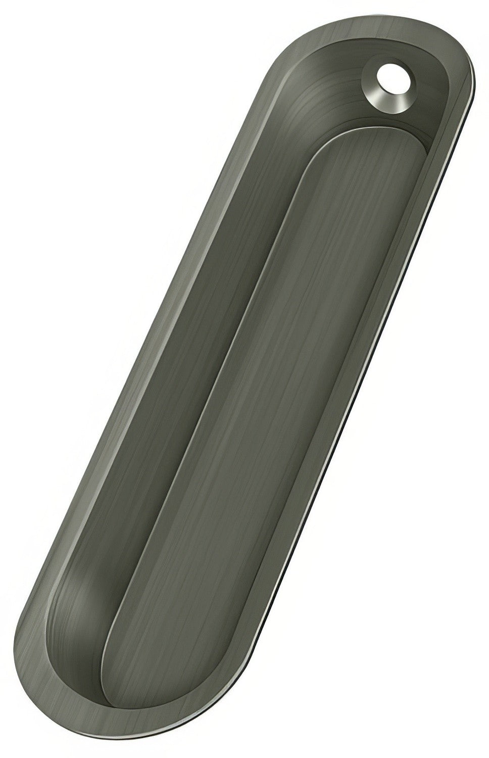 Deltana FP828 4" x 1" Oblong Flush Pull.