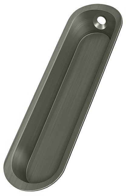Deltana FP828 4" x 1" Oblong Flush Pull.