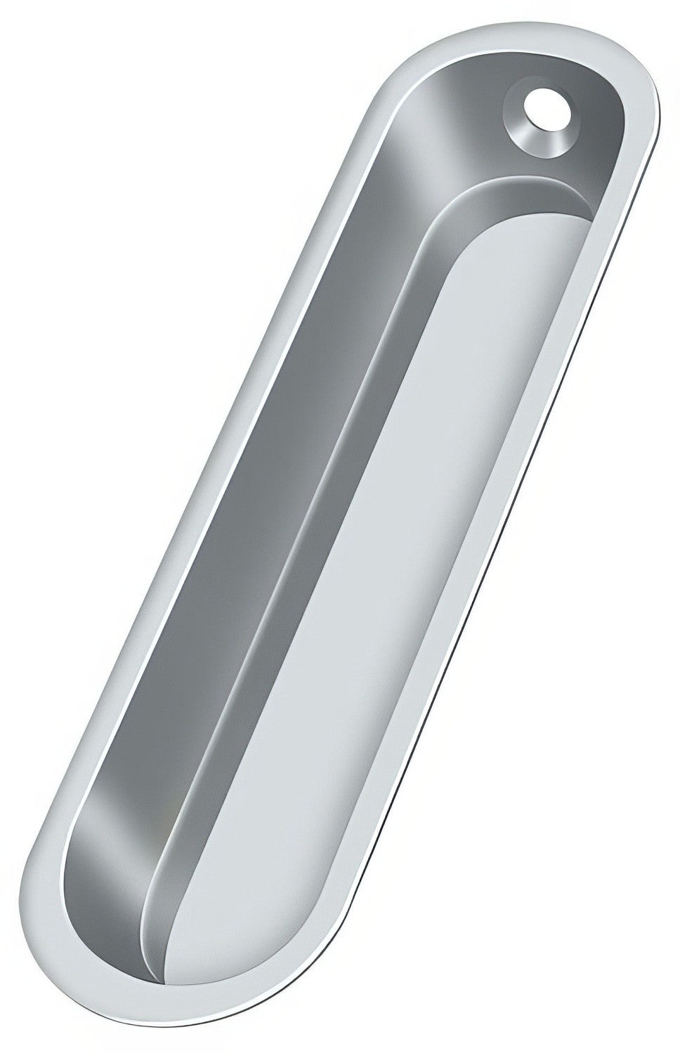 Deltana FP828 4" x 1" Oblong Flush Pull.