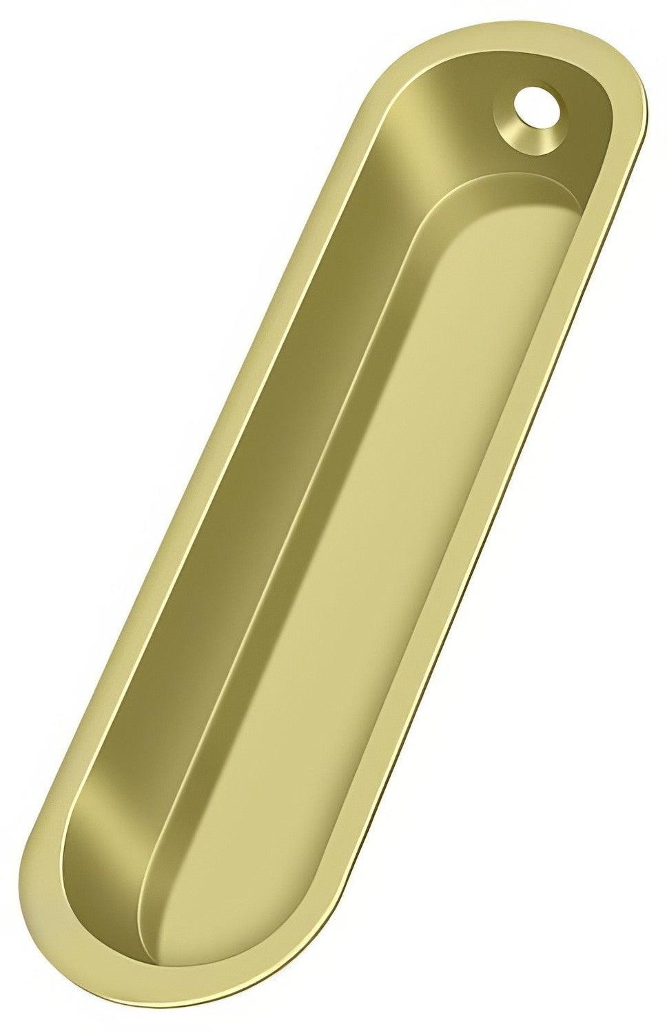 Deltana FP828 4" x 1" Oblong Flush Pull