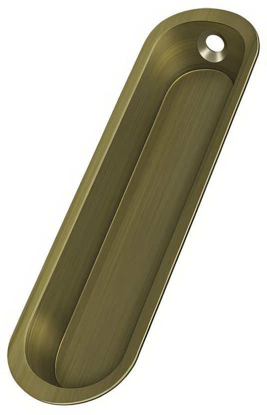 Deltana FP828 4" x 1" Oblong Flush Pull.