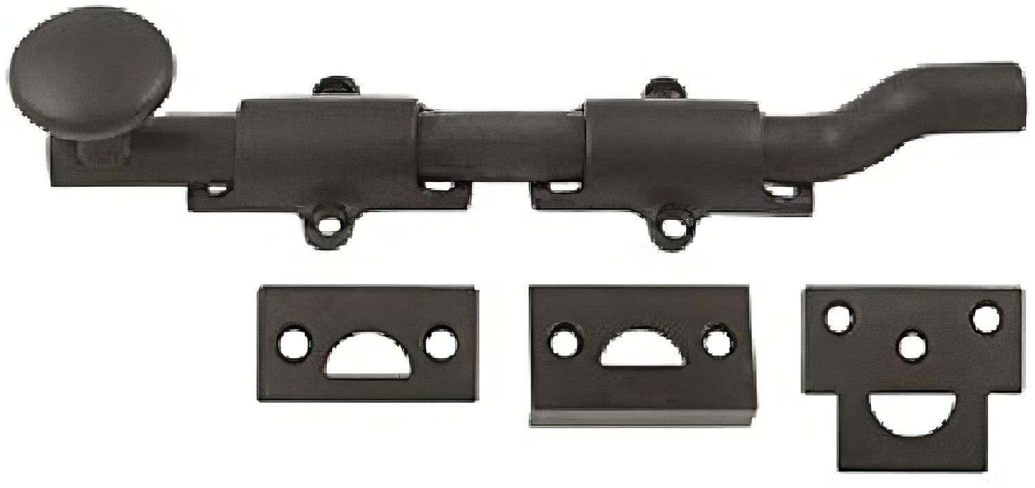 Deltana FPG610B/B 6" HD Offset Surface Bolt