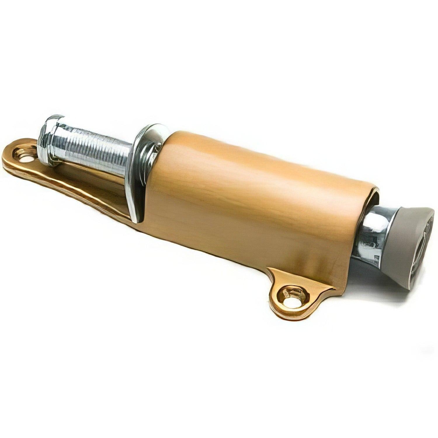 Ives FS1154 Heavy Duty Cast Brass or Bronze Plunger Type Door Holder 5-1/2" Height 1-1/4" Throw