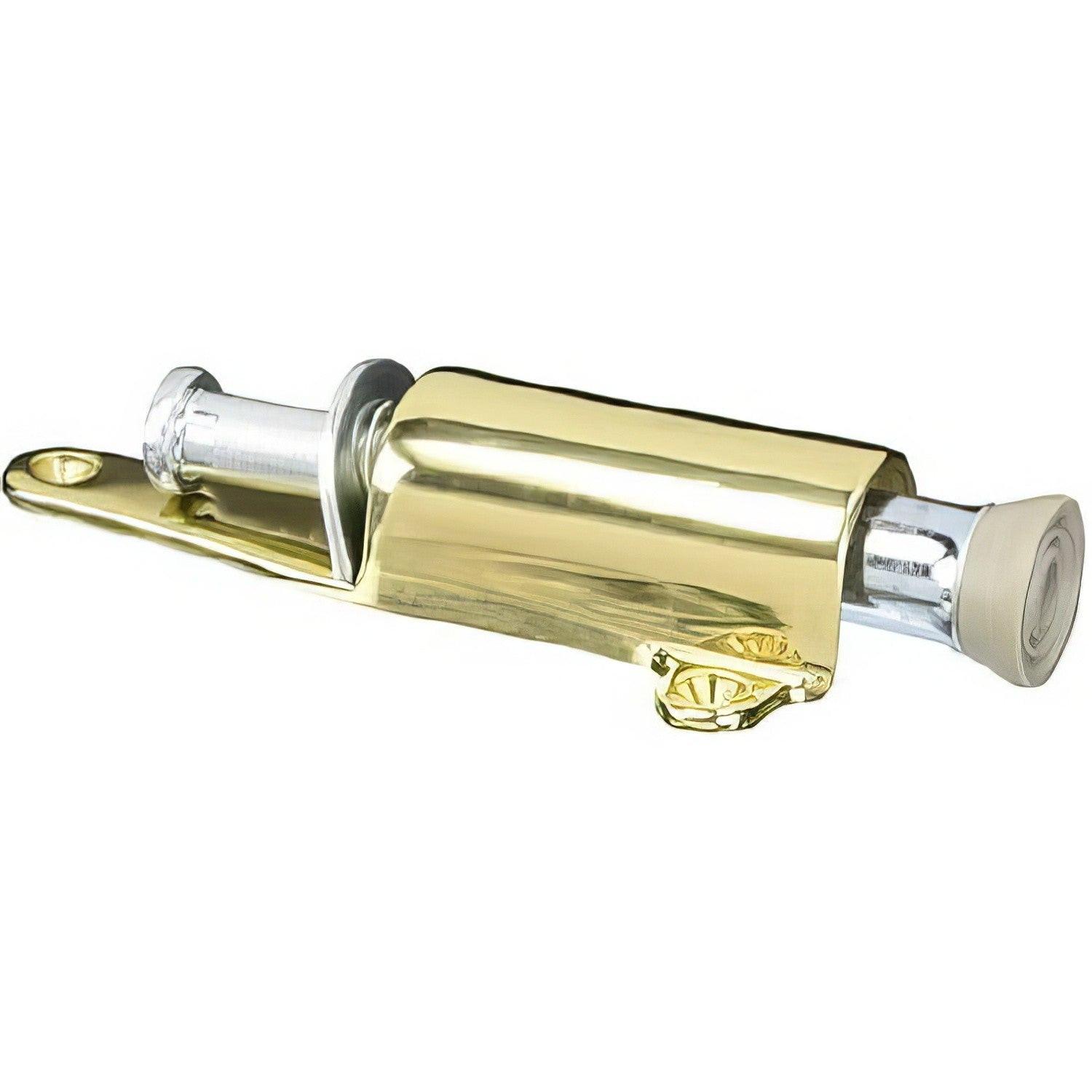 Ives FS1154 Heavy Duty Cast Brass or Bronze Plunger Type Door Holder 5-1/2" Height 1-1/4" Throw