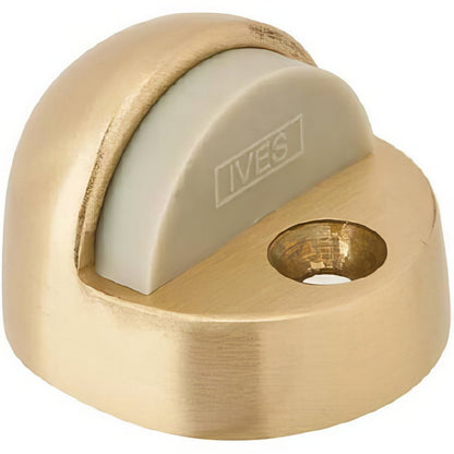 Ives FS438 Heavy Duty Cast Dome Floor Door Stop 1-3/8" Overall Height