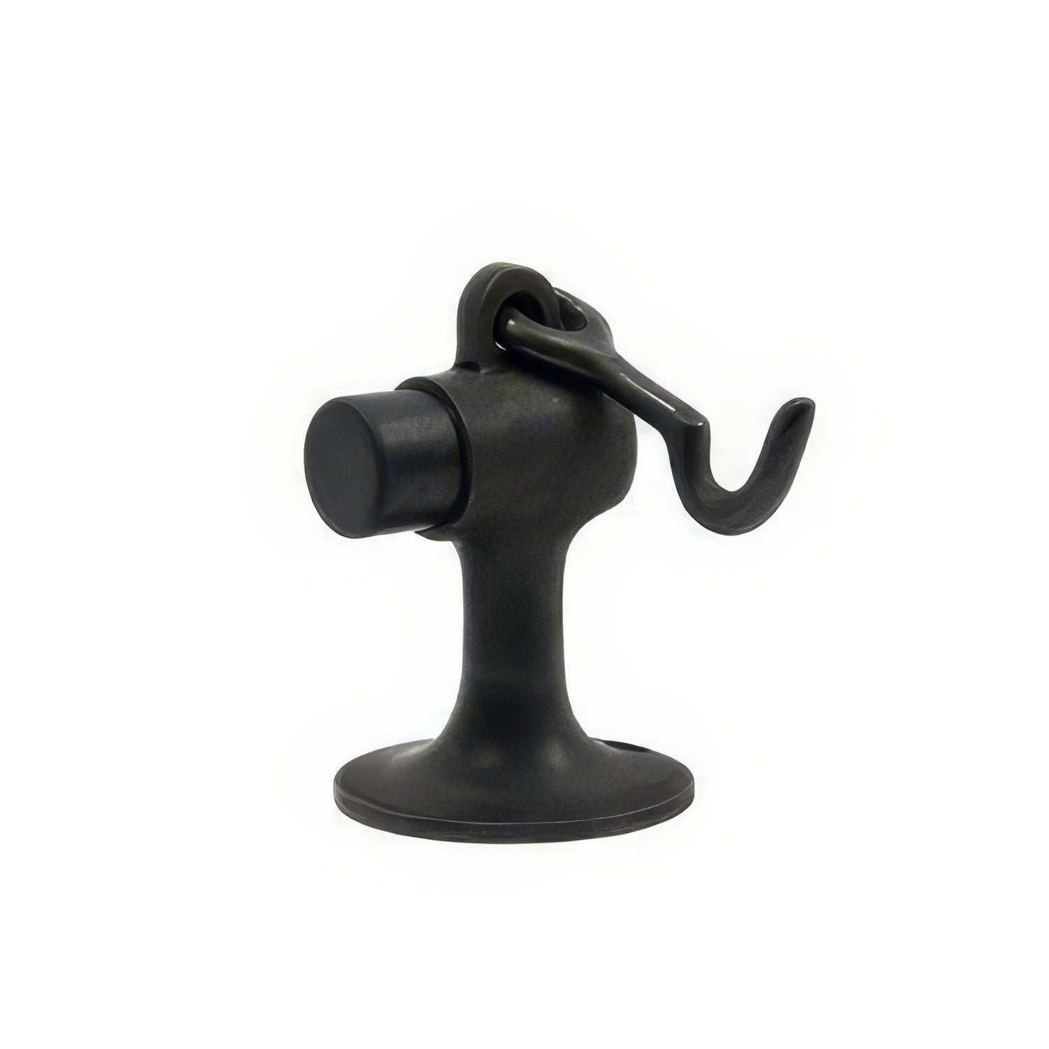 Ives FS446 3-3/4" Height Cast Brass Floor Door Stop with Manual Hold-Open Hook