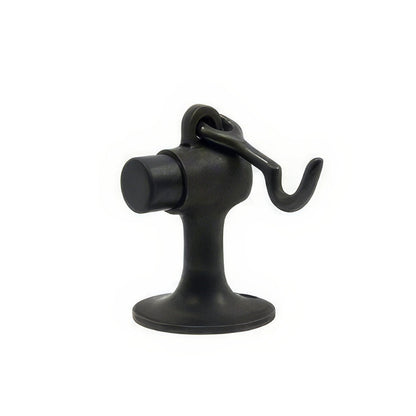 Ives FS446 3-3/4" Height Cast Brass Floor Door Stop with Manual Hold-Open Hook
