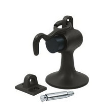 Ives FS446 3-3/4" Height Cast Brass Floor Door Stop with Manual Hold-Open Hook