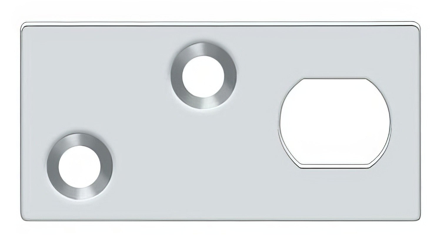 Deltana GP12EFB Guide Plate for EFB Extension Flush Bolt