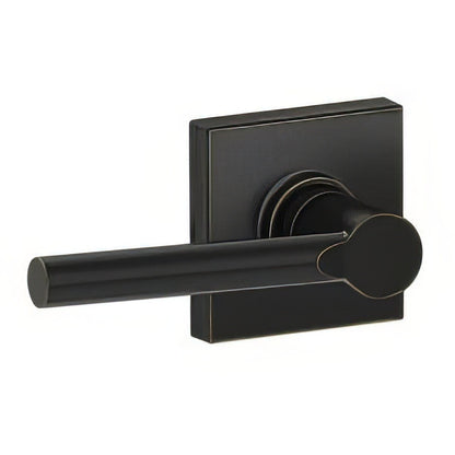 Dexter by Schlage J10-BRW-COL Broadway with Collins Rose Passage Door Lever