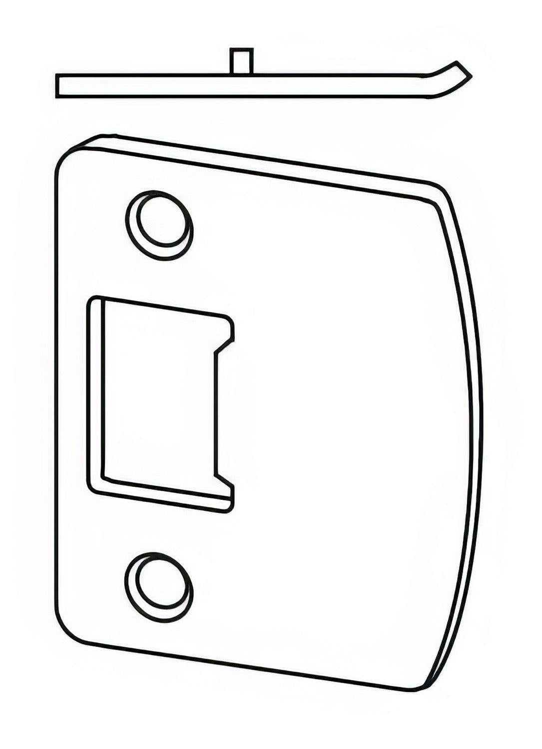 Dexter by Schlage J250009 Radius Full Lip Strike.