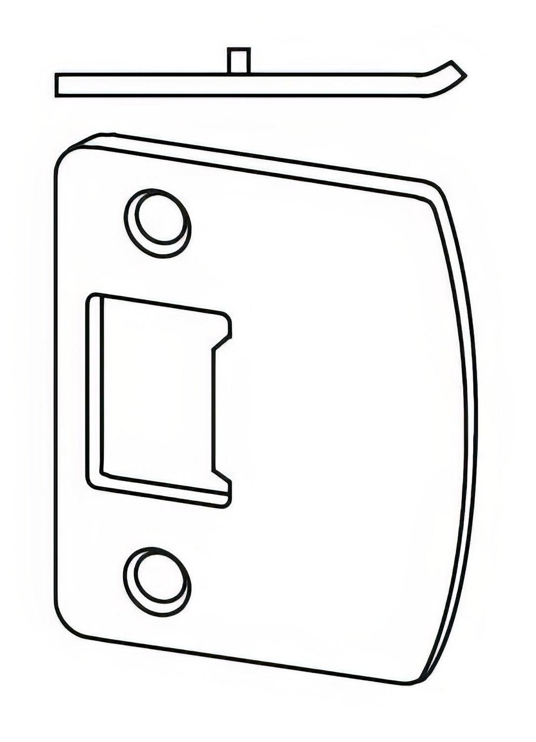 Dexter by Schlage J250009 Radius Full Lip Strike.