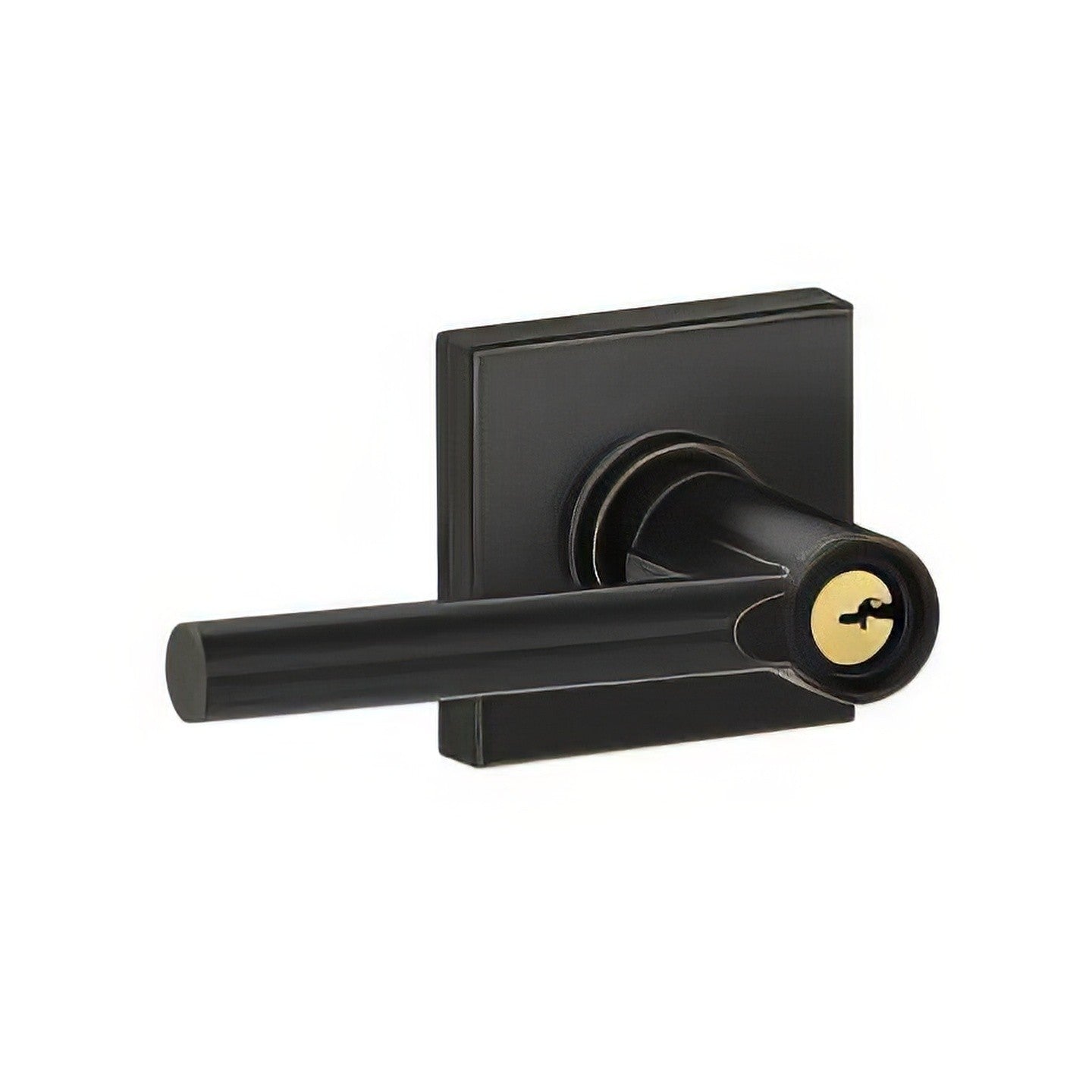 Dexter by Schlage J54-BRW-COL Broadway Single Cylinder Keyed Entry Door Lever with Collins Rose