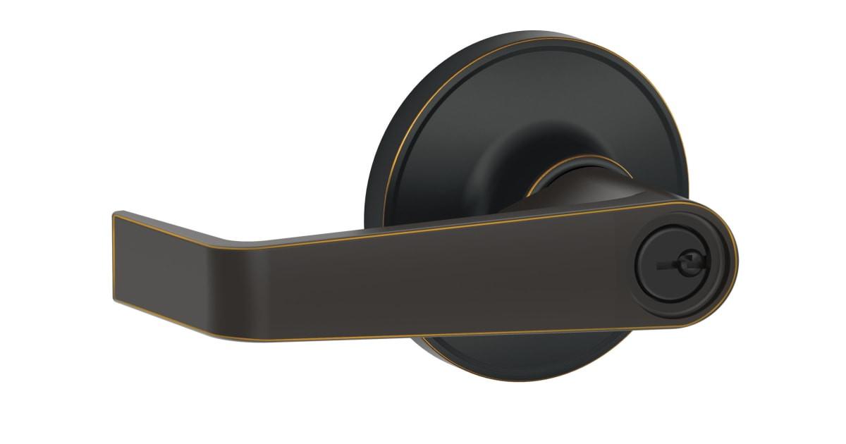 Dexter by Schlage J54MAR Marin Single Cylinder Keyed Entry Door Lever