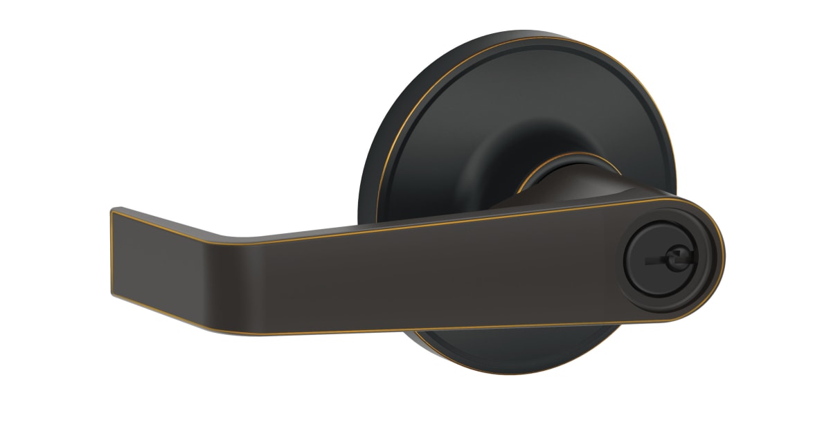 Dexter by Schlage J54MAR Marin Single Cylinder Keyed Entry Door Lever