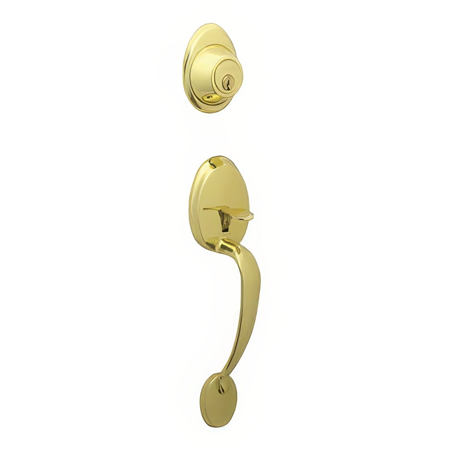 Dexter by Schlage JH58BAR Single Cylinder Keyed Entry Handleset.