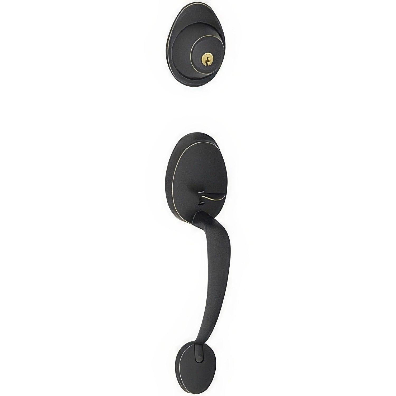 Dexter by Schlage JH58BAR Single Cylinder Keyed Entry Handleset