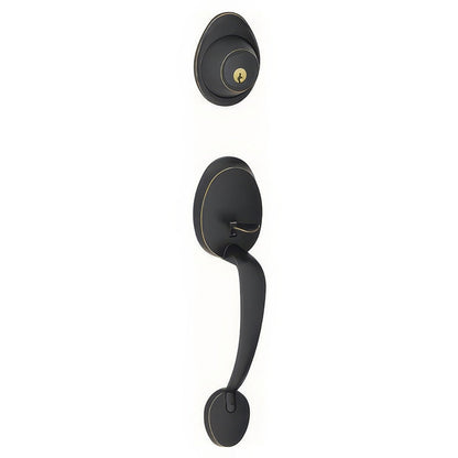Dexter by Schlage JH58BAR Single Cylinder Keyed Entry Handleset.