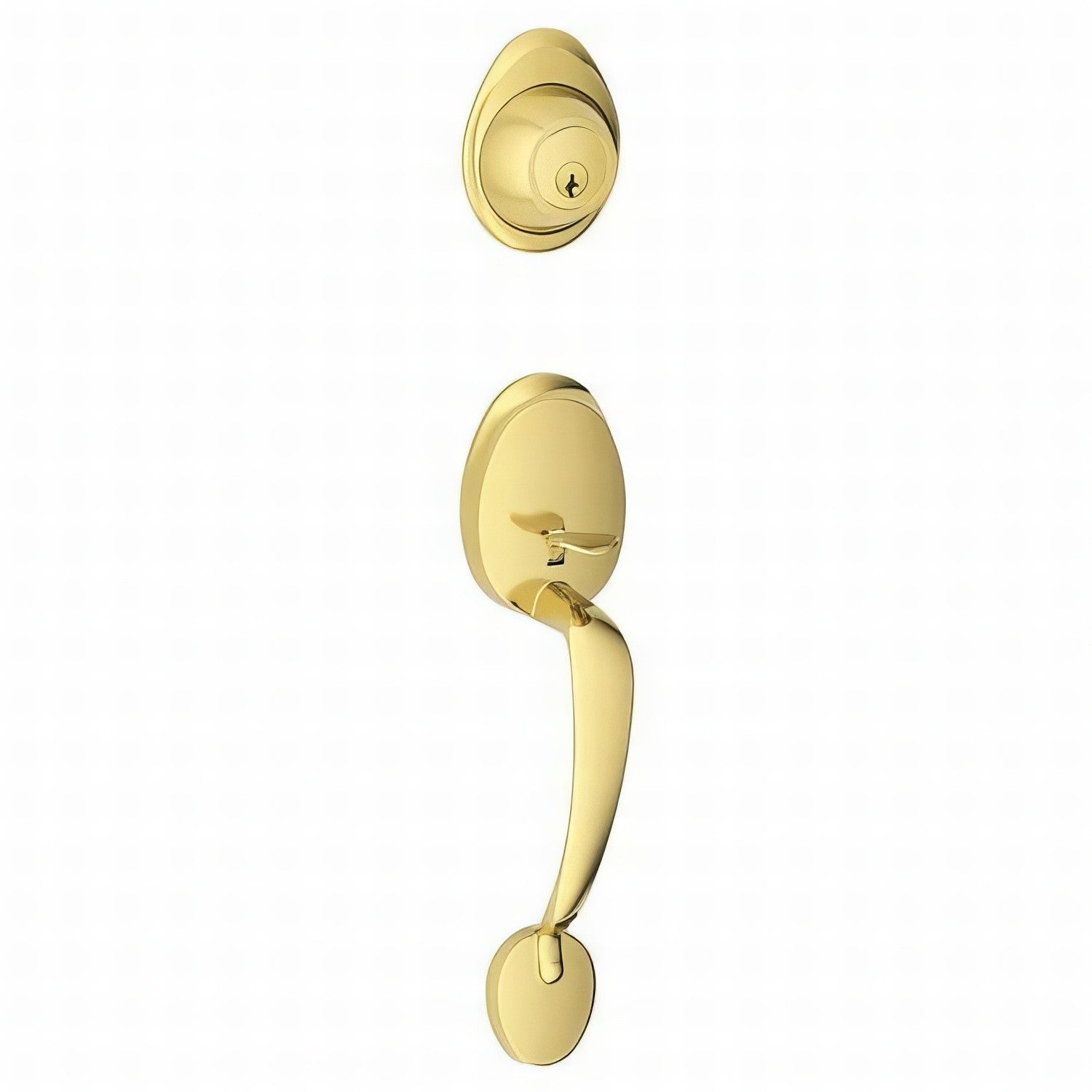 Dexter by Schlage JH60BAR605BYR Byron Barcelona Single Cylinder Handleset with Byron Knob
