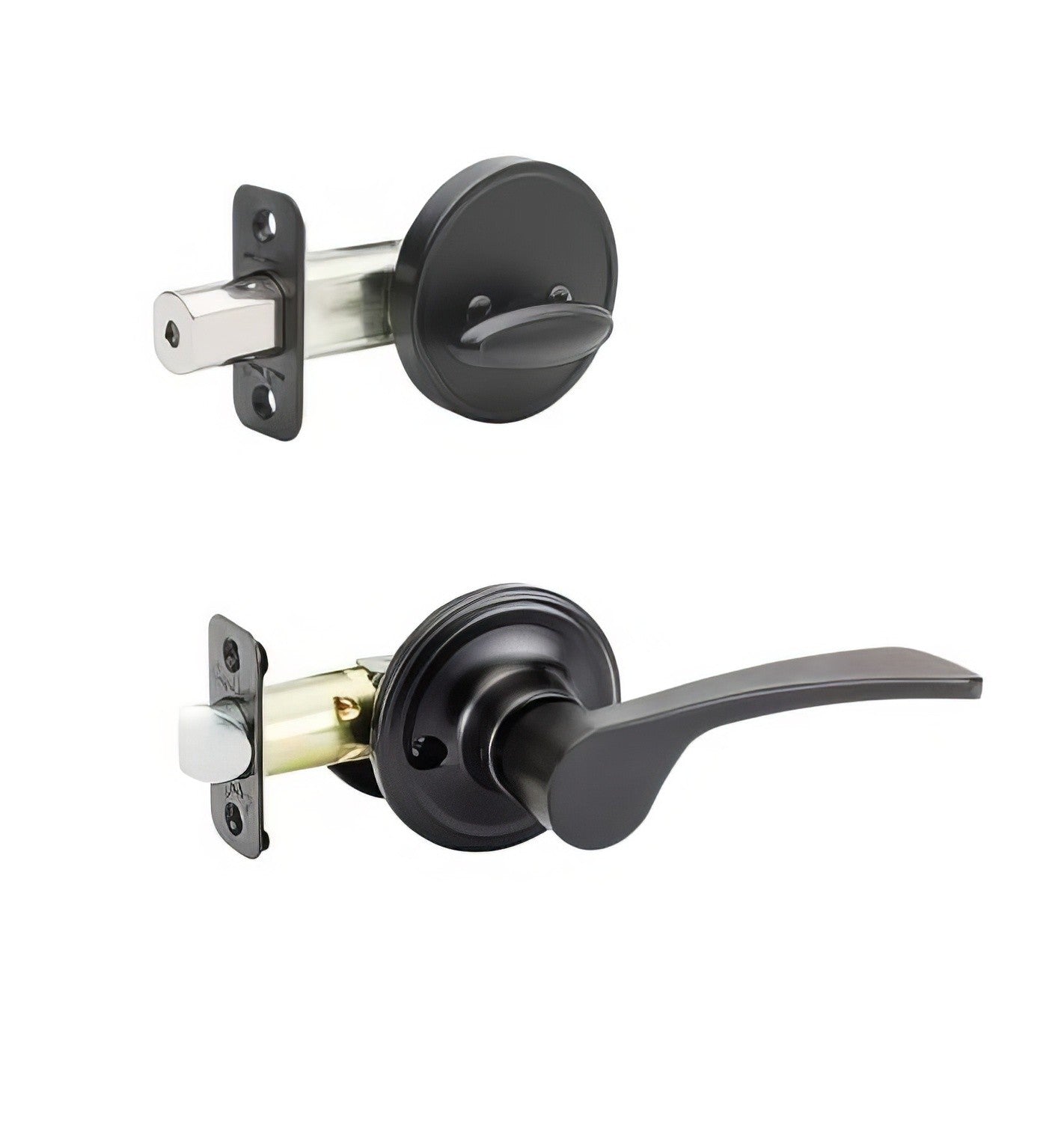 Copper Creek KL2890LH Kash Left Handed Sectional Dummy Interior Door Handleset with Interior Thumbturn