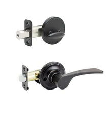 Copper Creek KL2890LH Kash Left Handed Sectional Dummy Interior Door Handleset with Interior Thumbturn