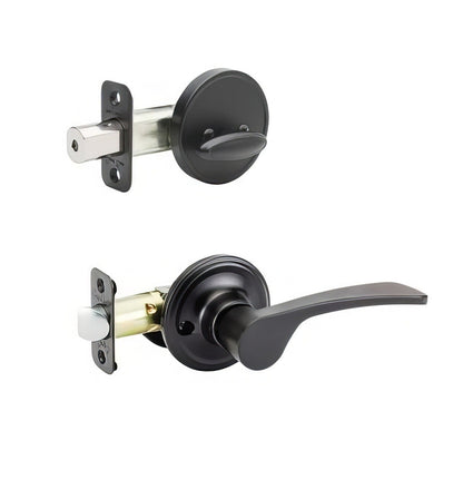 Copper Creek KL2890LH Kash Left Handed Sectional Dummy Interior Door Handleset with Interior Thumbturn